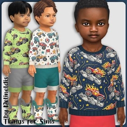 Toddler Monster Truck Sweaters project image