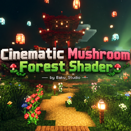 Cinematic Mushroom Forest Shader for Minecraft 1.21.100 — Shaders screenshot