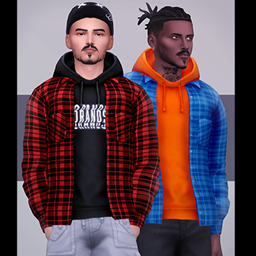 Hoodie With Flannel Jacket project image