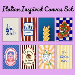 Italian Summer Vintage & Aesthetic Canvas Pack logo