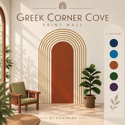 Greek Corner Cove Paint Wall logo