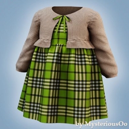 Infant - Cozy plaid dress project image