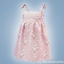 Toddler - Floral tie strap dress logo