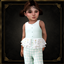 Toddler - Playful patterned outfit with layered ruffles and cropped pants logo