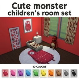 Cute monster children's room set 👾🧸✨ project image
