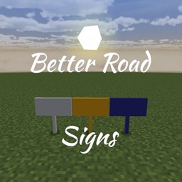 Better Road Signs for Minecraft 1.21.131 — Textures screenshot