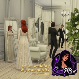 Try on outfits for weddings and proms – By SoulMica (Translation) logo