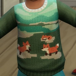 Toddler Fox Sweater Conversion project image
