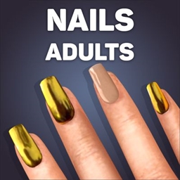 Long Square Mirror Beige Nails project image