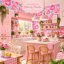 Genovia Wallpaper • Blooming Floral project image