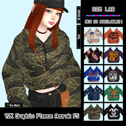 C / Y2K Graphic Fleece Anorak FS [10Swatches] project image