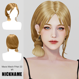 Maxis Match FHair 022 V1 project image