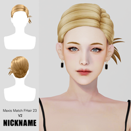 Maxis Match FHair 023 V2 project image