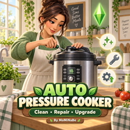 Auto Pressure Cooker – Sims Maintain Pressure Cookers Automatically project image