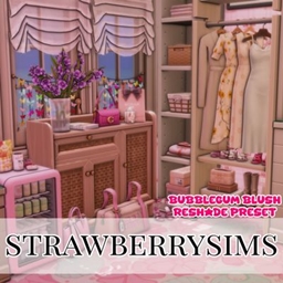 bubblegum blush reshade preset by strawberrysims project image