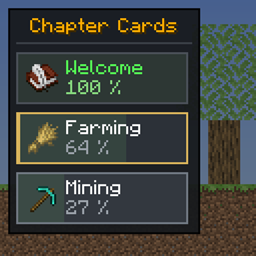 Chapter Cards UI with Spacing