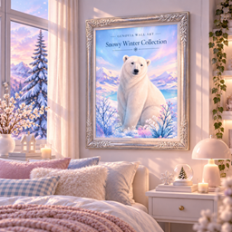 Genovia Wall Art • Snowy Winter Collection ❄️🤍 logo