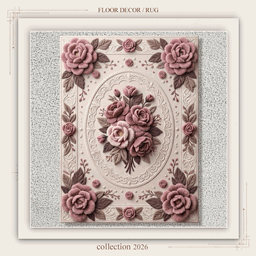 Rococo Style Rugs with Rose project image