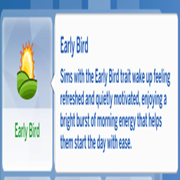 kiarasims Early Bird Trait  / translation spanish by Monisims project image