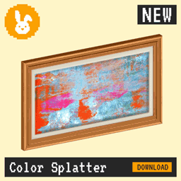 Raster Rabbit: Daily Drop - Color Splatter | CREATIVE TRAILS Abstract Collection (3 New Paintings)