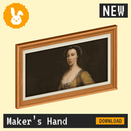 Raster Rabbit: Daily Drop - Maker's Hand | CREATIVE TRAILS Portrait Collection (3 New Paintings)