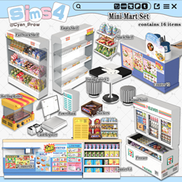 CYAN  Mini Mart Set project image