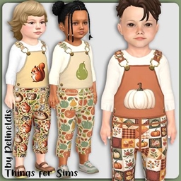 Toddler Retro Fall Overalls project image