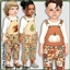 Toddler Retro Fall Overalls logo