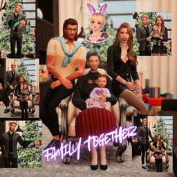 Family Together (Pose Pack) logo