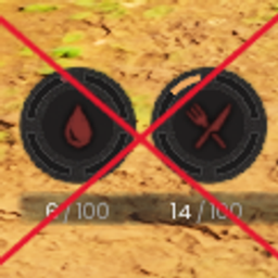 Disable hunger and thirst Mod