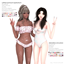 mini swimwear set logo