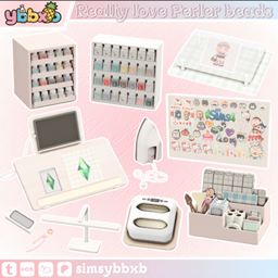【ybbxb】Really love Perler beads set logo