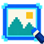 WaCanvas 画像貼り付け logo