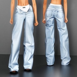 Unbuttoned High-Rise Jeans project image