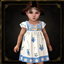Toddler - Charming berry print dress with floral trim details logo