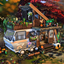 Cozy Autumn Camper Van logo