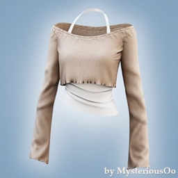 Layered off shoulder crop top project image