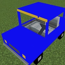 a car instead of a trolley logo