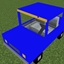a car instead of a trolley logo