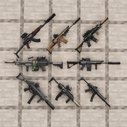 【TACZ-Addon】Wall-displayed Guns with High Fps!