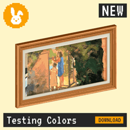 Raster Rabbit: Daily Drop - Testing Colors | CREATIVE TRAILS Genre Collection (3 New Paintings)