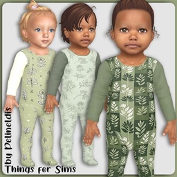 Infants Sage Floral Romper project image