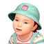 CARTER - infant hat logo