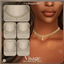 Visage Necklace Set - Diamond and Chain Layered Necklaces logo