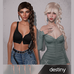 DOUX - Destiny Hairstyle (4 Hairs - PACK) project image