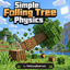 Simple tree falling animation logo