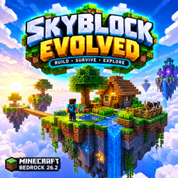 Skyblock evolution logo