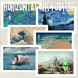 Horizontal art Posters