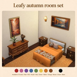Leafy autumn room set project image
