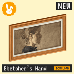 Raster Rabbit: Daily Drop - Sketcher's Hand | CREATIVE TRAILS Portrait Collection (3 New Paintings)